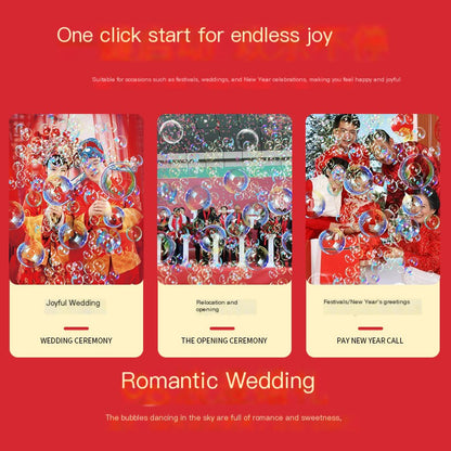 20-Hole Bubble Machine for Weddings and Celebrations