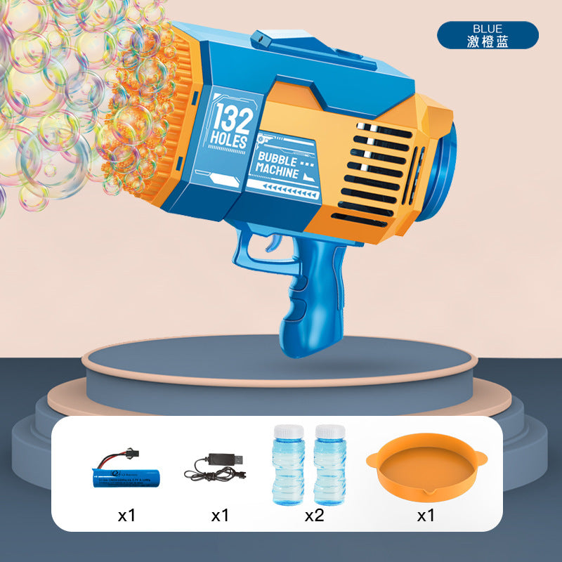 40-Hole Automatic Light-Up Bubble Machine for Outdoors