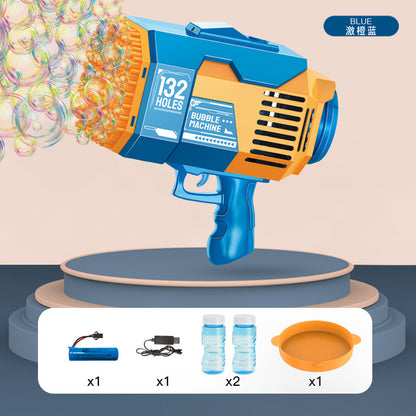 40-Hole Automatic Light-Up Bubble Machine for Outdoors