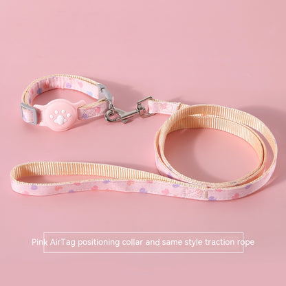 Anti-Lost Pet Tracking Collar with Hand Holding Rope