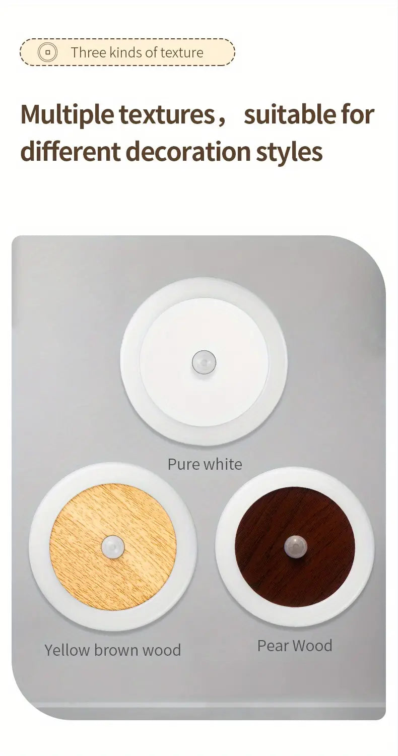1pc PIR Motion Sensor LED Wardrobe Night Light