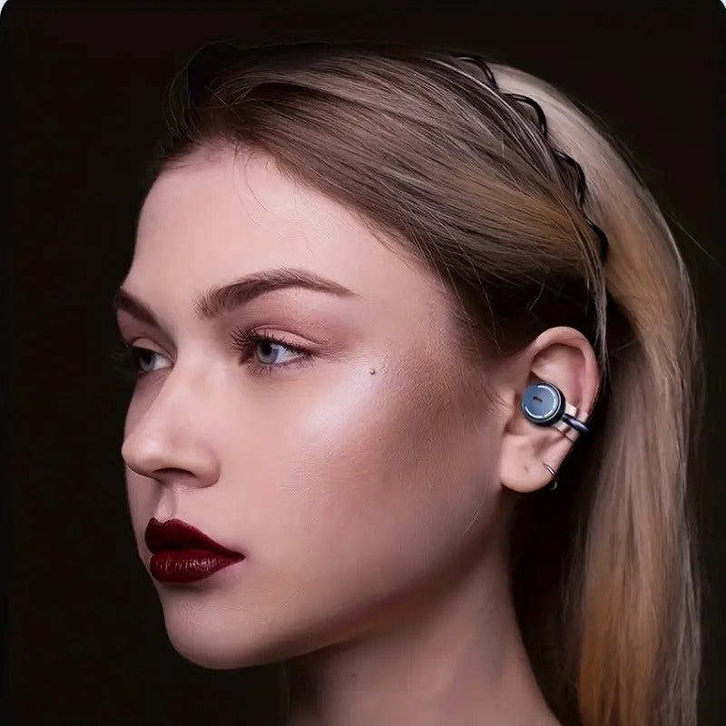 Wireless Bluetooth Clip-On Headset with HiFi Sound