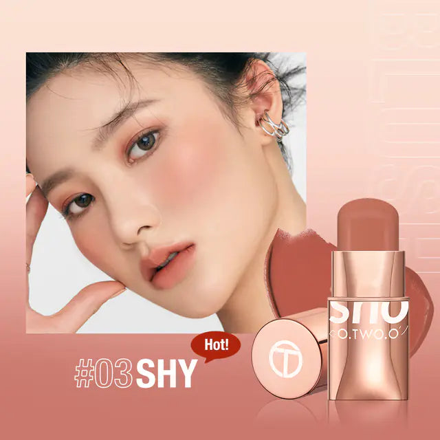 Natural Color Nude Makeup Blusher Stick for Enhancement