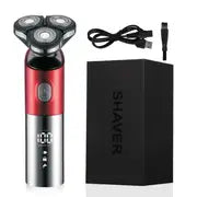 Electric Razor for Men, Waterproof Rotary Beard Trimmer