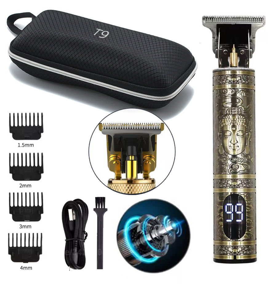 Professional Cordless Metal Hair Beard Trimmer