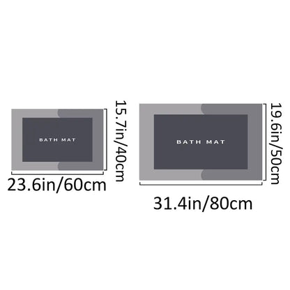 Super Absorbent Quick Dry Diatomaceous Bath Mat