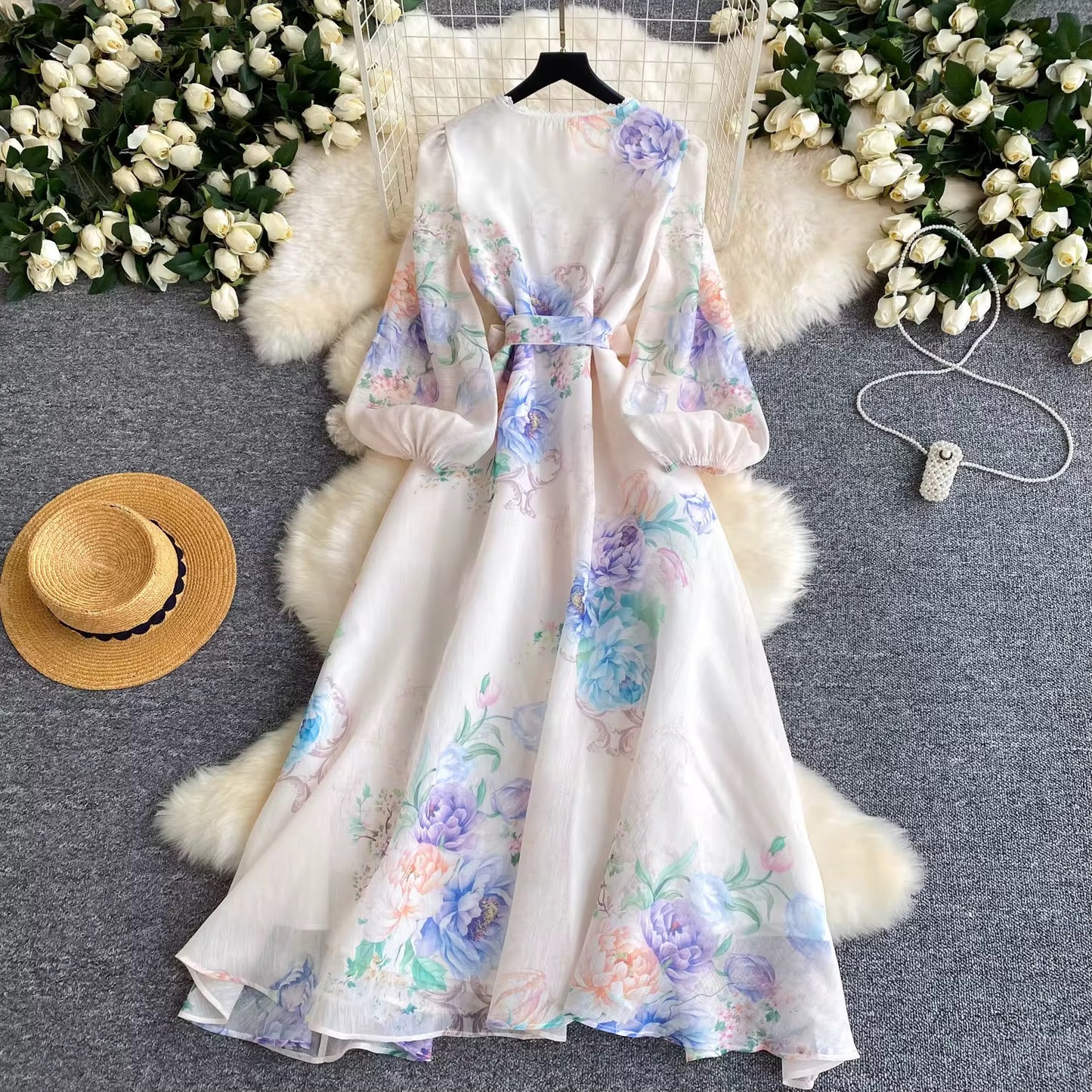 Sweet Floral Bell Sleeve Dress: The Ultimate Spring Office Staple