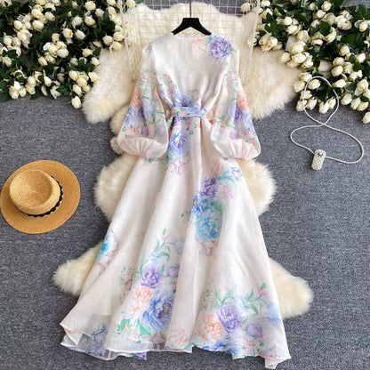 Sweet Floral Bell Sleeve Dress: The Ultimate Spring Office Staple