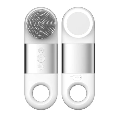 Silicone Ultrasonic Household Portable Charging Facial Cleaner Pore Cleaner