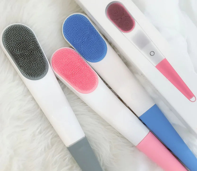 Electric Bath Scrubber with Silicone Long Handle
