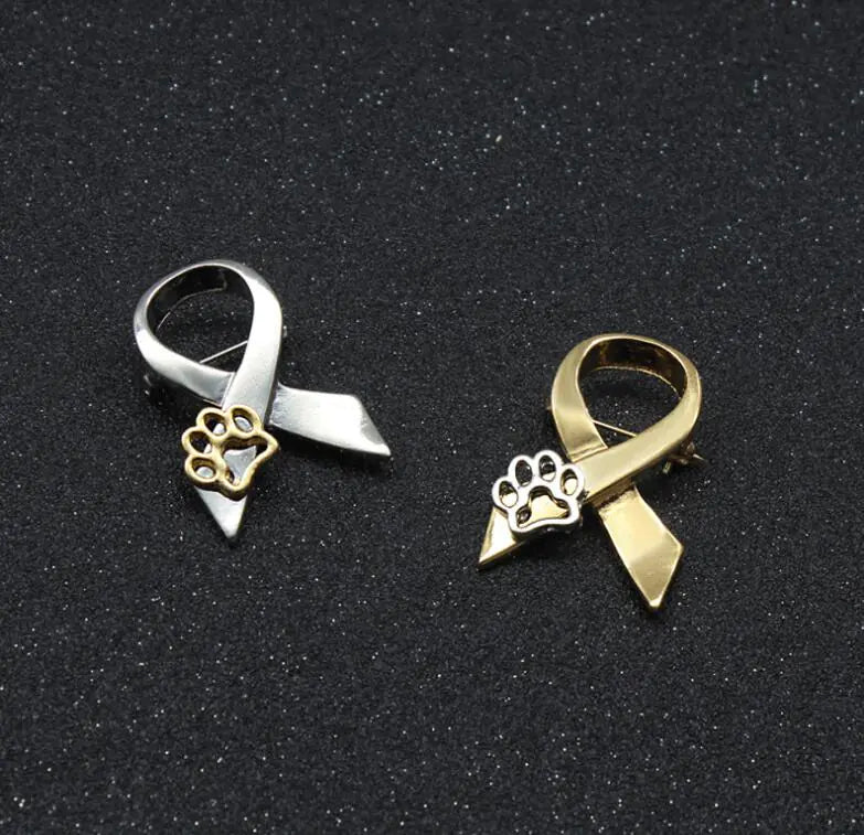 Paw Print Brooch and Lapel Pin