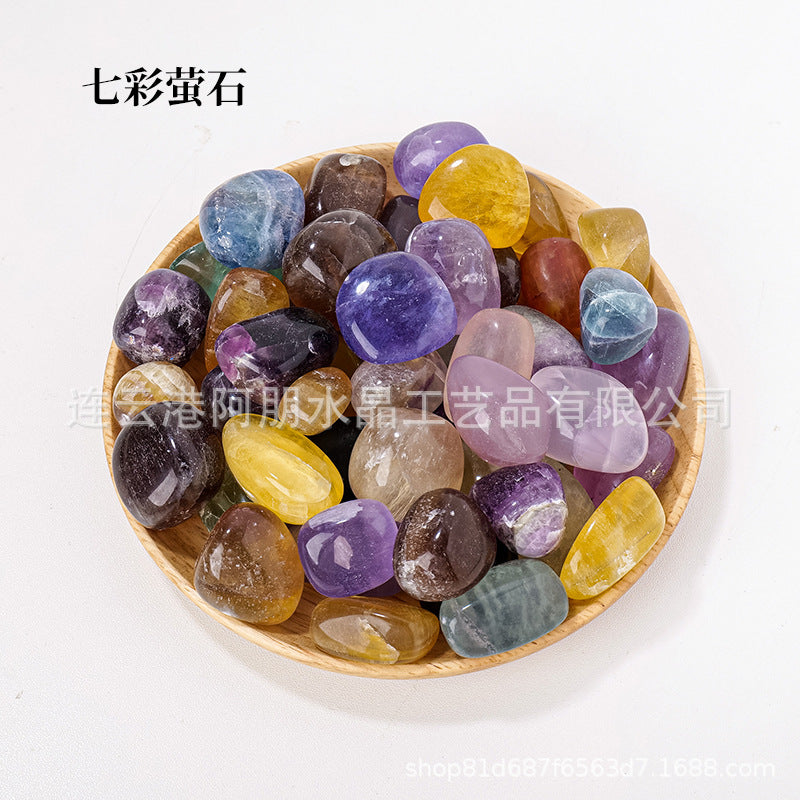 Polished Crystal Stones for Decoration and Aromatherapy