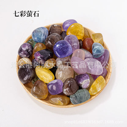 Polished Crystal Stones for Decoration and Aromatherapy