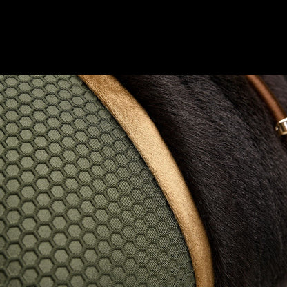 Black and Green High-End Patchwork Throw Pillow