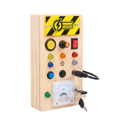 LED Circuit Board Montessori Simulation Lock Toy