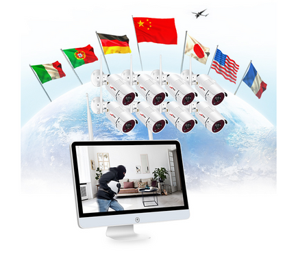 ANRAN 4/8 Channel Wireless Surveillance Camera System
