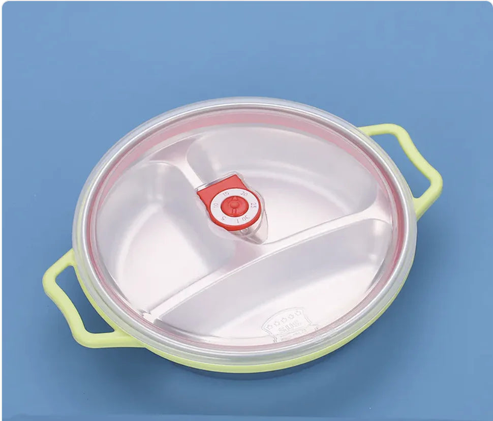 Deep Grid Kids Plate