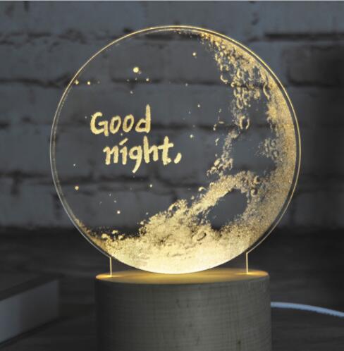 LED Moon Lamp with Bluetooth Speaker