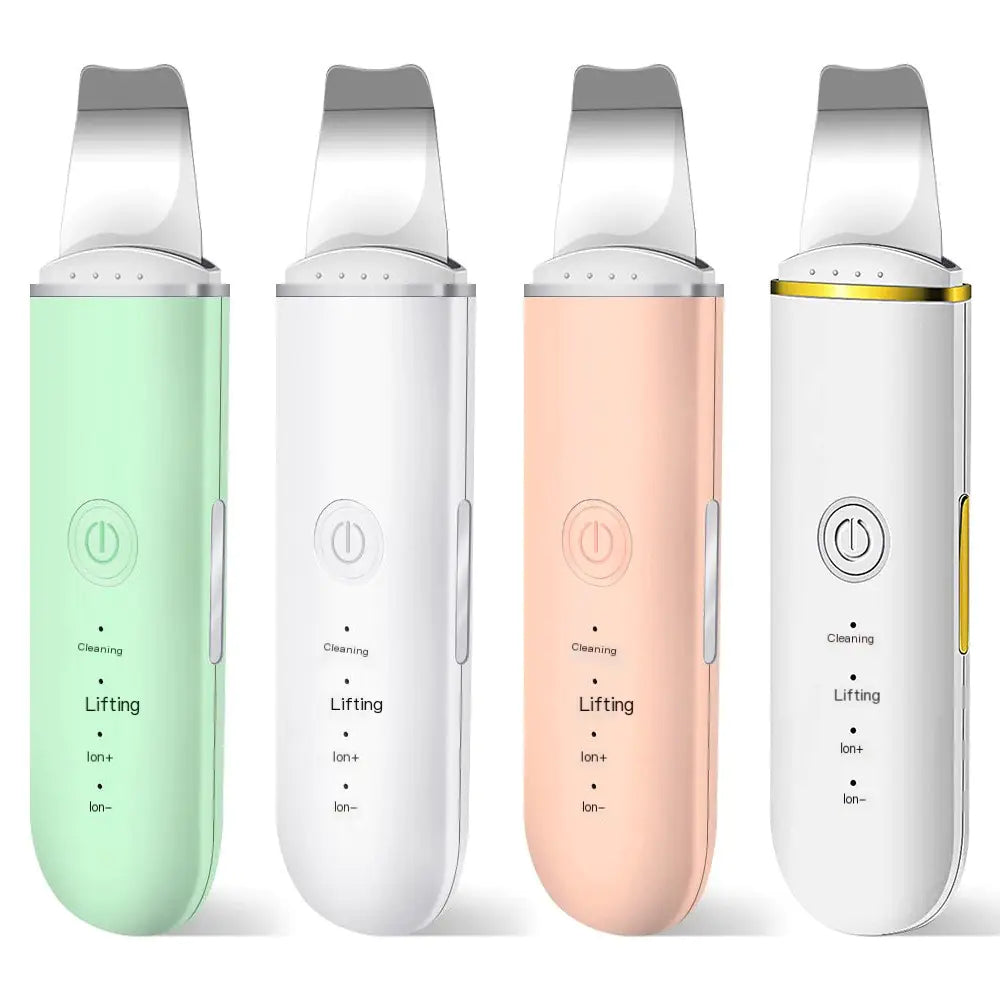 Ultrasonic Skin Scraper and Ion Cleansing Device
