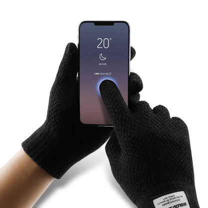 Warm Touchscreen Knitted Gloves for Men (Autumn/Winter)