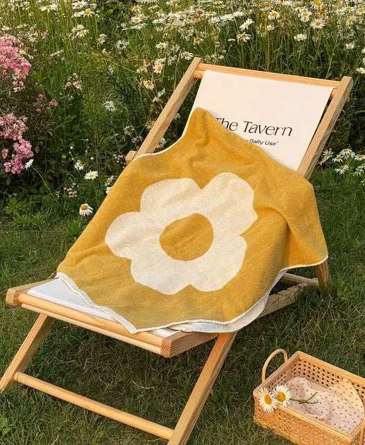Soft Combed Cotton Flower Face Towel for Kids & Home