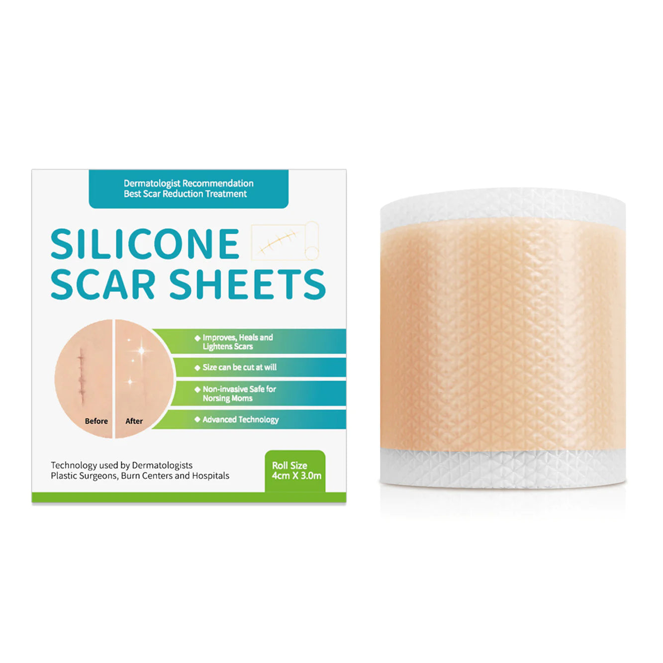 Neutral Silicone Scar Gel Patch