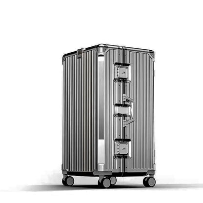 Aluminum Frame Luggage Suitcase, Large Capacity, Stylish