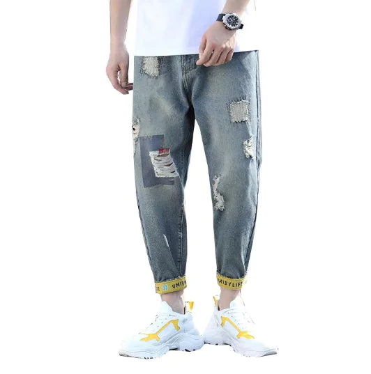 Harlan Men's Nine Pants with Foot Wash Feature