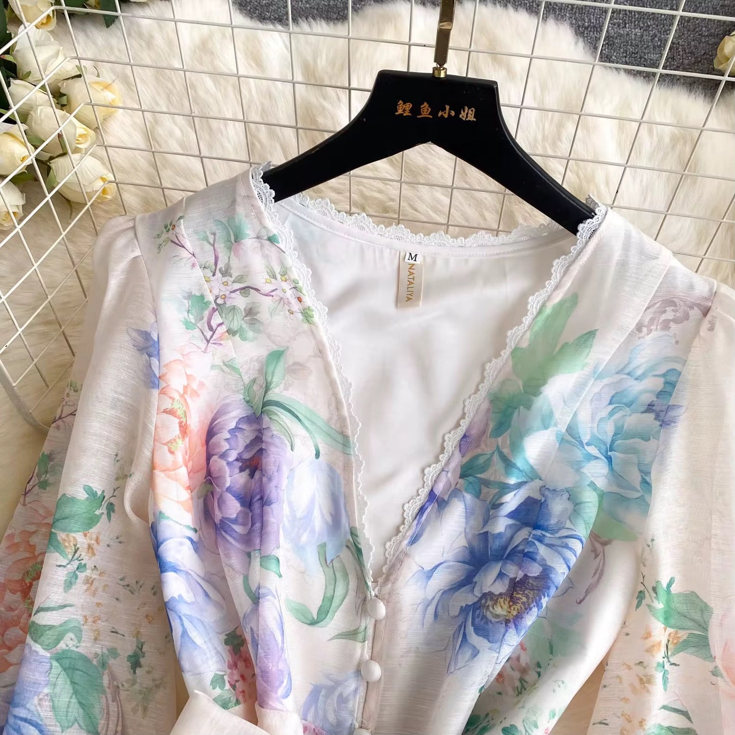 Sweet Floral Bell Sleeve Dress: The Ultimate Spring Office Staple