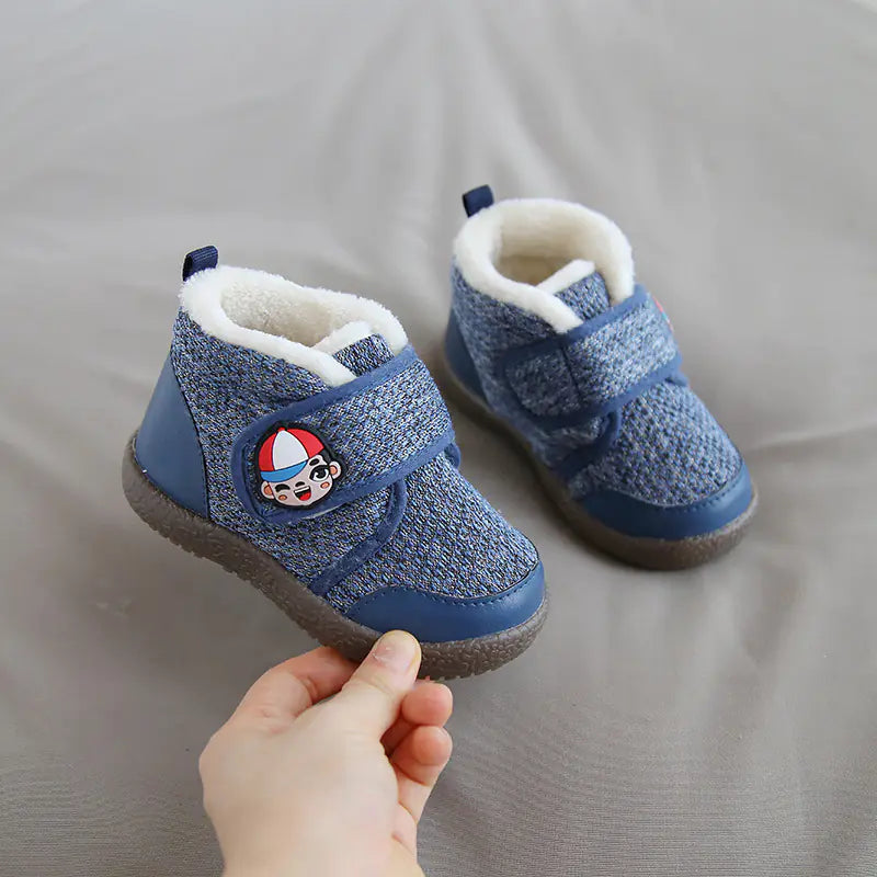Plush Baby Snow Boots for Kids