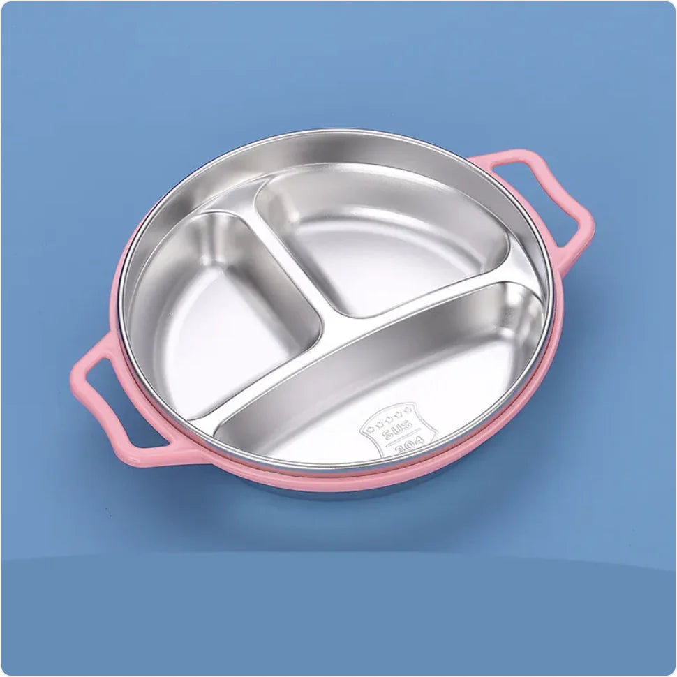 Deep Grid Kids Plate