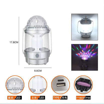 Outdoor LED Camping Lantern - Multi-Functional Bright Light