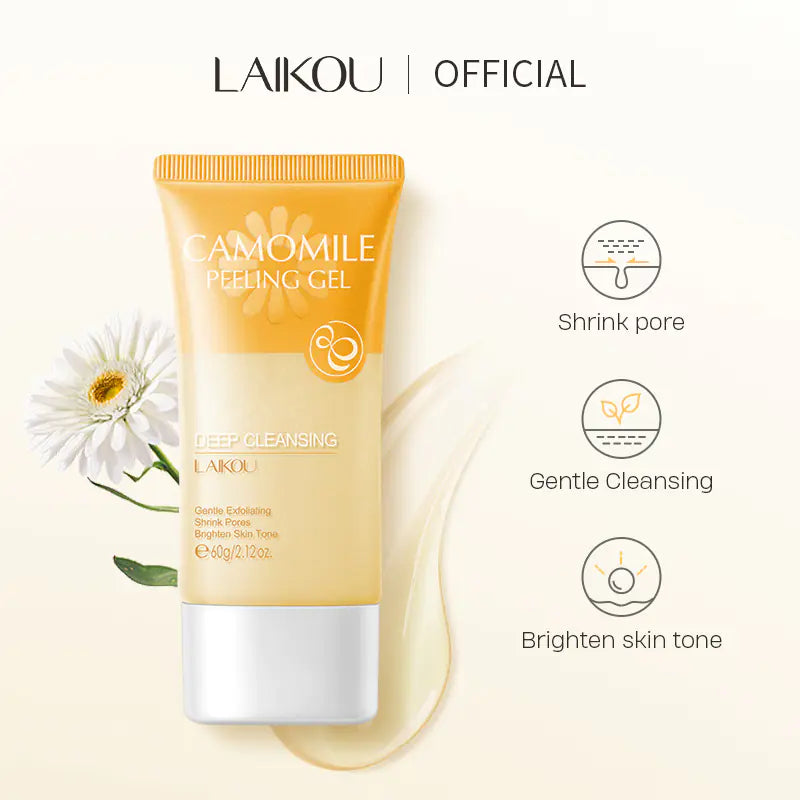 LAIKOU Chamomile Exfoliating Gel 60g for Pore Cleansing