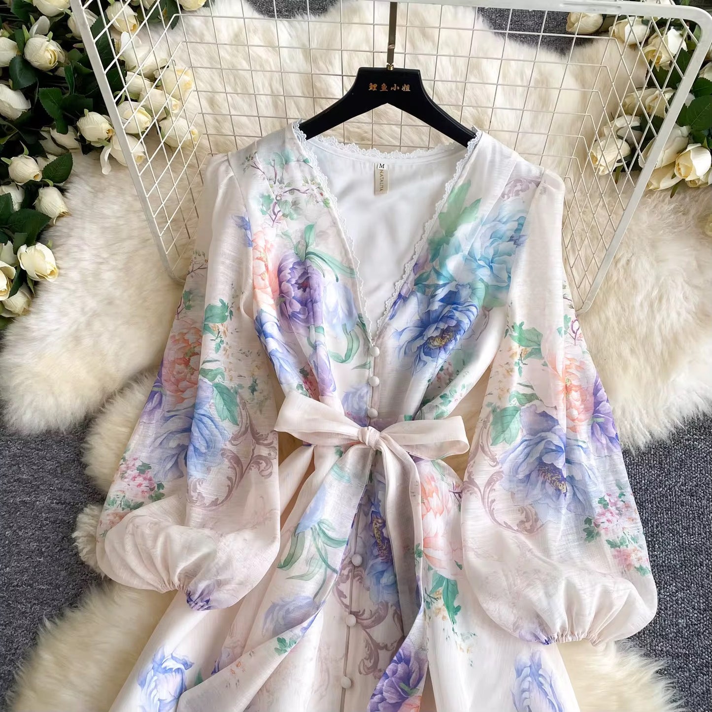 Sweet Floral Bell Sleeve Dress: The Ultimate Spring Office Staple