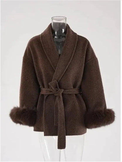 Double-Sided Wool Overcoat
