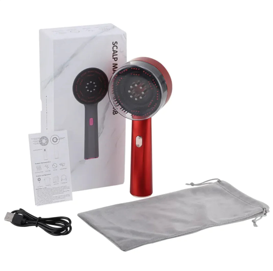 Hair Growth Scalp Massage Comb with Liquid Applicator