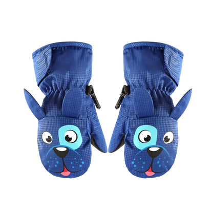 Waterproof Children's Ski Gloves and Mittens for Ages 1-8