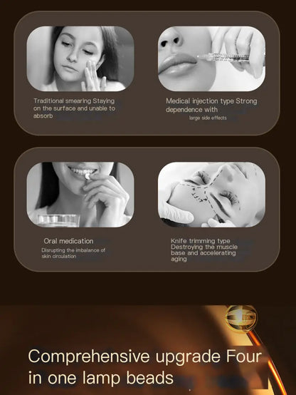 Portable Red Light Silicone LED Facial Mask