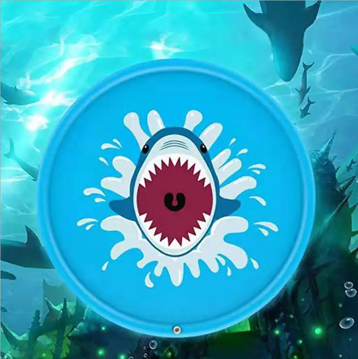 Outdoor Dolphin Dinosaur Shark Sprinkler Play Mat