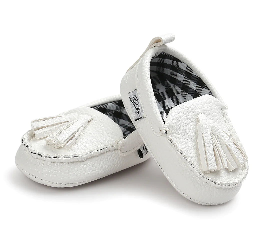 Toddler Soft Bottom Shoes with Tassels for Walking