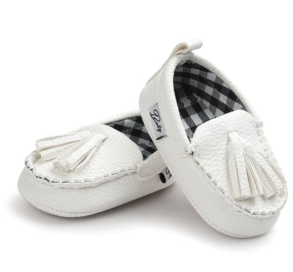 Toddler Soft Bottom Shoes with Tassels for Walking