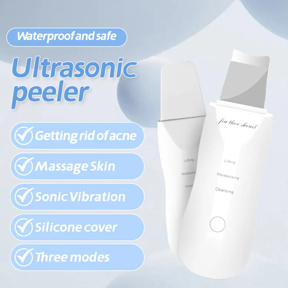 Ultrasonic Skin Scrubber for Home Beauty Care