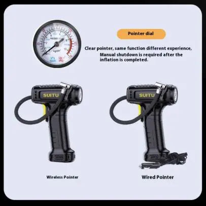 Multifunctional Handheld Wireless Digital Inflator with Intelligent Display – Portable Car Tire Air Pump