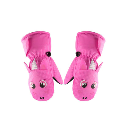 Waterproof Children's Ski Gloves and Mittens for Ages 1-8