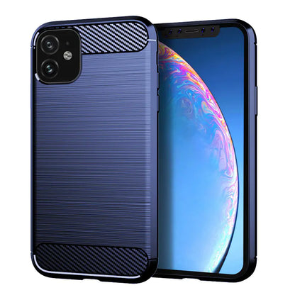 Carbon Fiber TPU Soft Case for iPhone 11
