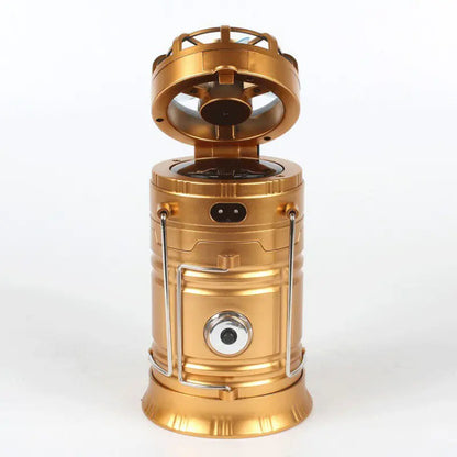 Outdoor Camping Gear: Long-lasting Lantern & Solar Fan