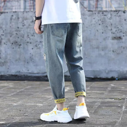 Harlan Men's Nine Pants with Foot Wash Feature