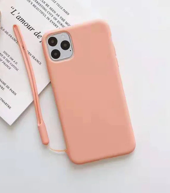 Silicone Phone Case - Solid Color Phone Cover