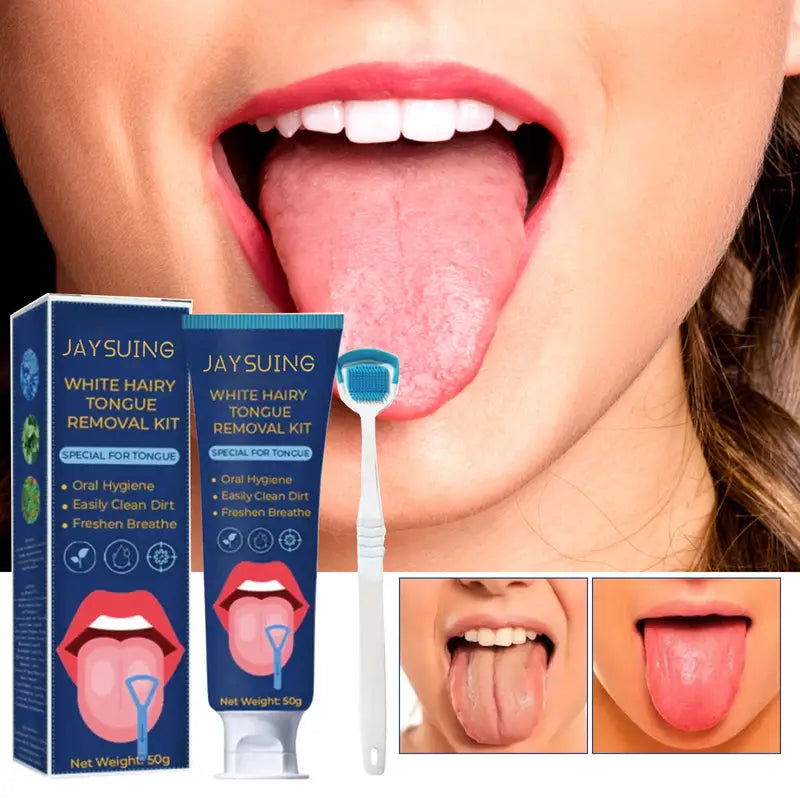 Tongue Coating Cleaning Kit for Fresh Breath Care