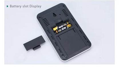 Electronic Clock with Temperature and Humidity Display